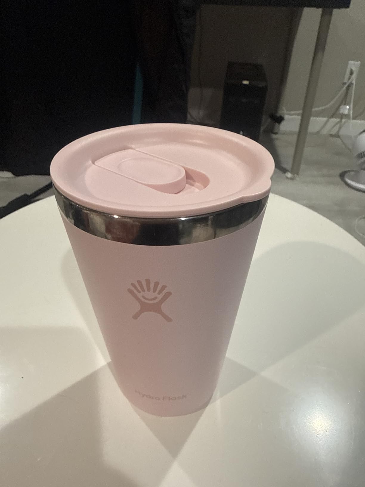 Hydro Flask All Around Tumbler Press-In Lid, Insulated Travel Mug, Stainless Steel Coffee Cup 16 Oz Tonal Birch Gray customer photo 1