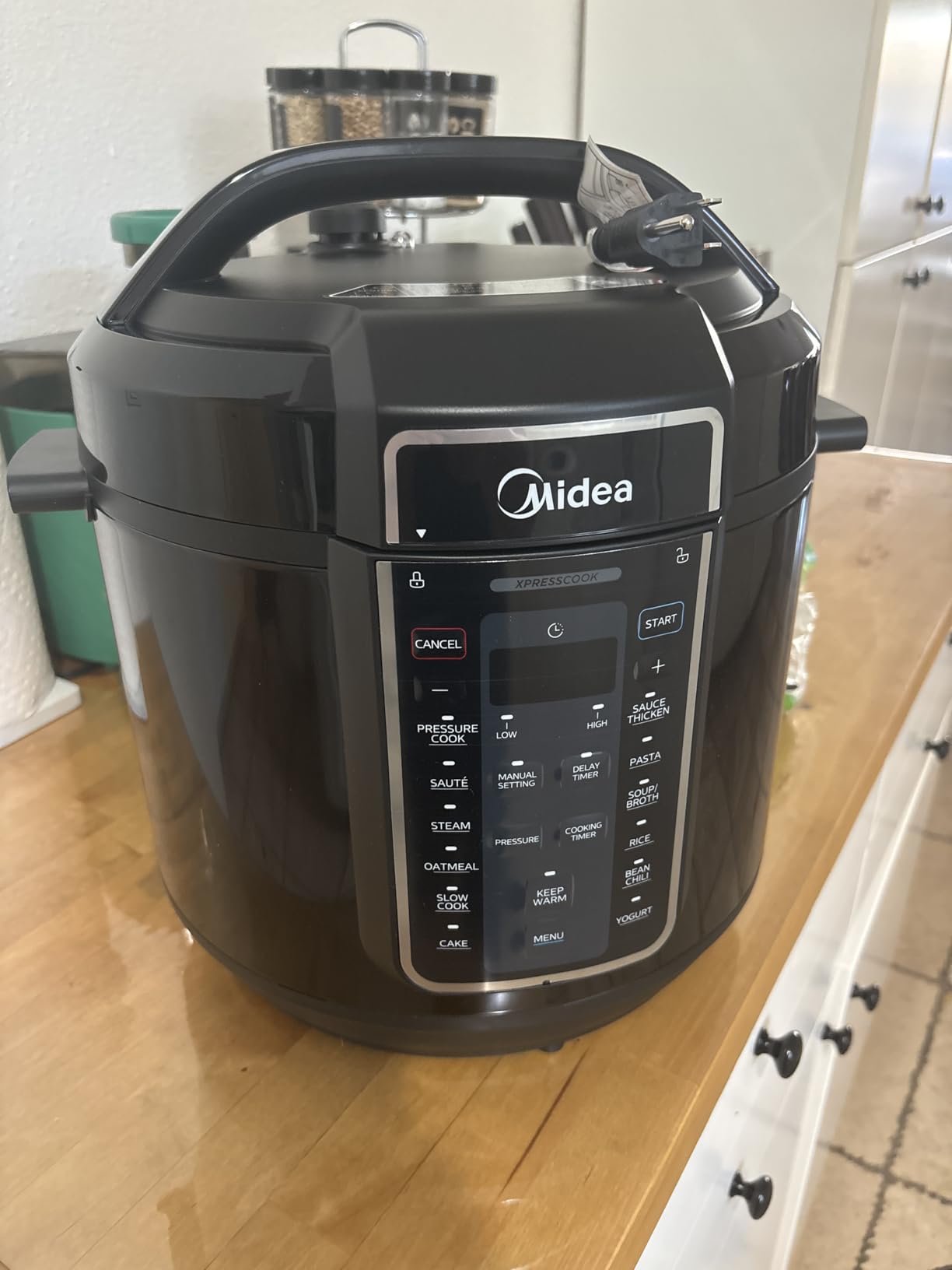 Midea 12-in-1 Electric Pressure Cooker, 8 Quarts, Stainless Steel Inner Pot | 12 presets menu, Sauté function, rice cooker, safety features, stainless steel inner pot, 24H delay timer, DIY manual setting customer photo 2