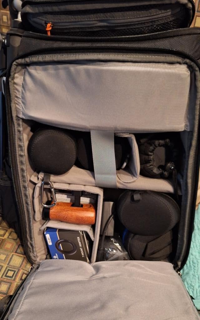 K&F CONCEPT Camera Backpack, 22L Expandable Camera Bag with Rain Cover | with Tripod Holder & 15.6in Laptop Compartment, Quick Access & Water Resistant, B06 customer photo 1