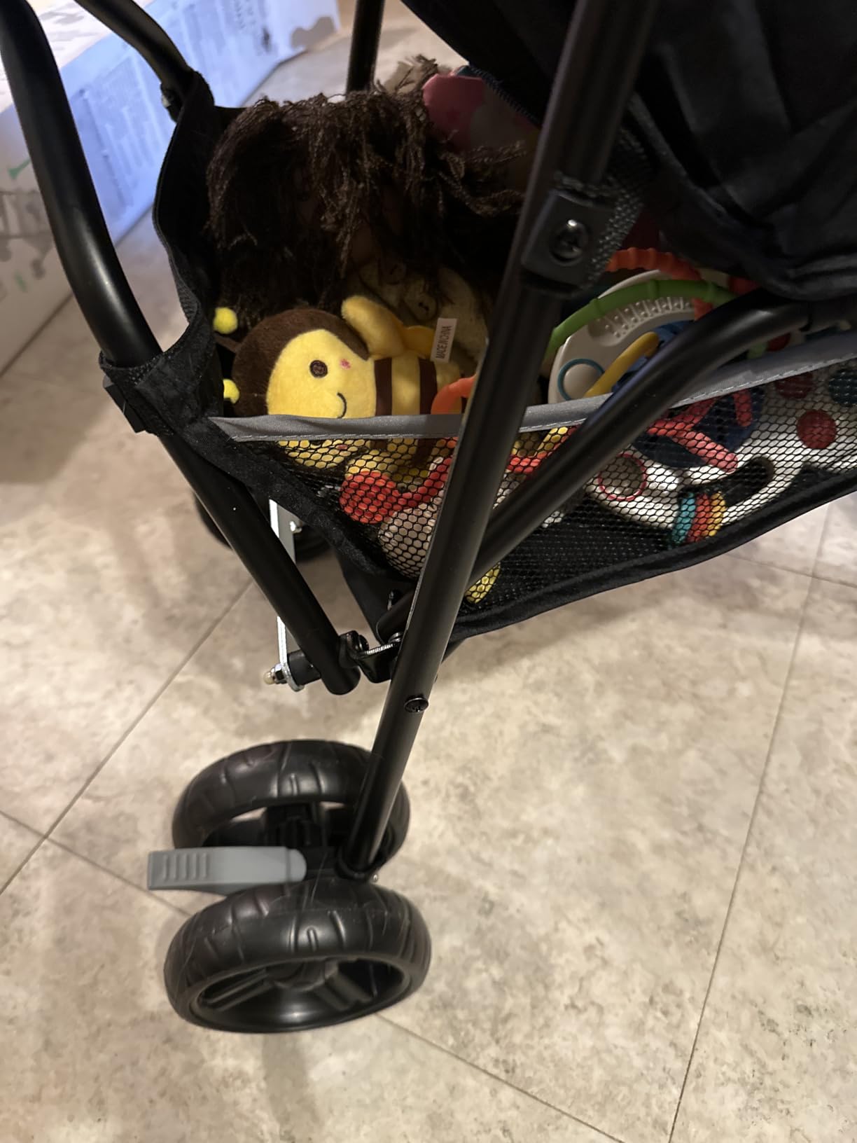 Ingenuity 3D Mini Convenience Stroller - Lightweight Stroller with Compact Fold, Multi-Position Recline, Canopy with Pop Out Sun Visor - Umbrella Stroller for Travel and More, Cashew Tan customer photo 1