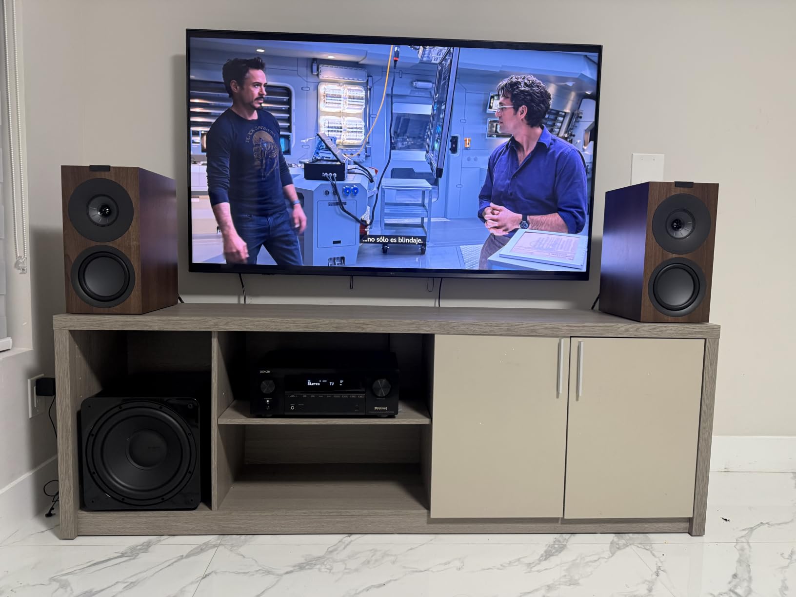 KEF Q Concerto Meta Three-Way Bookshelf Speaker (Black, Pair) customer photo 2
