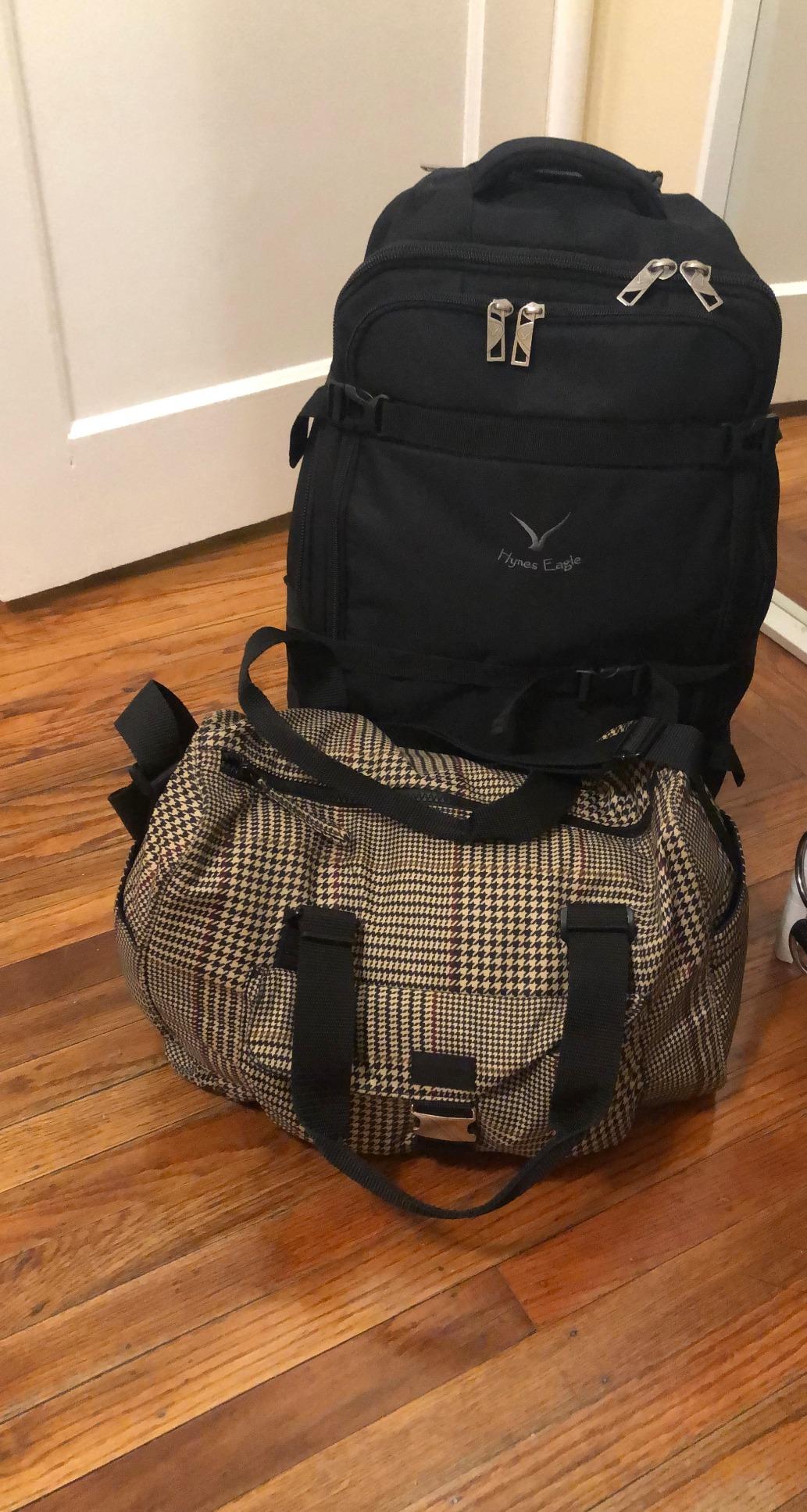 Hynes Eagle Rolling Backpack 42L Backpack with Wheels Airline Approved Carry on Luggage Laptop Travel Suitcase Bag for Women Men Dark Grey customer photo 1