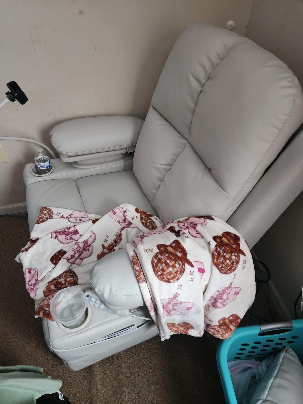 MAMAZING Lullapod Power Nursery Rocking Chair with HugAssist Armrest | Triple Motor Power Nursing Recliner with 270 Swivel Glider & Quiet Rocking, Dual Charging Ports & Built-In Storage customer photo 2
