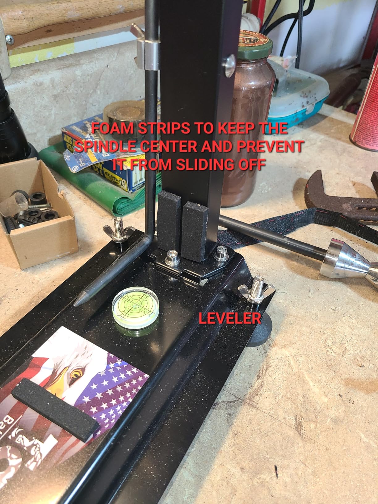 Motorcycle Wheel Balancer for Static and Dynamic Balancing | Tire Balancing Tool with Truing Pointer for Most Motorcycles, Off-Road Bikes and Sport Bikes customer photo 1