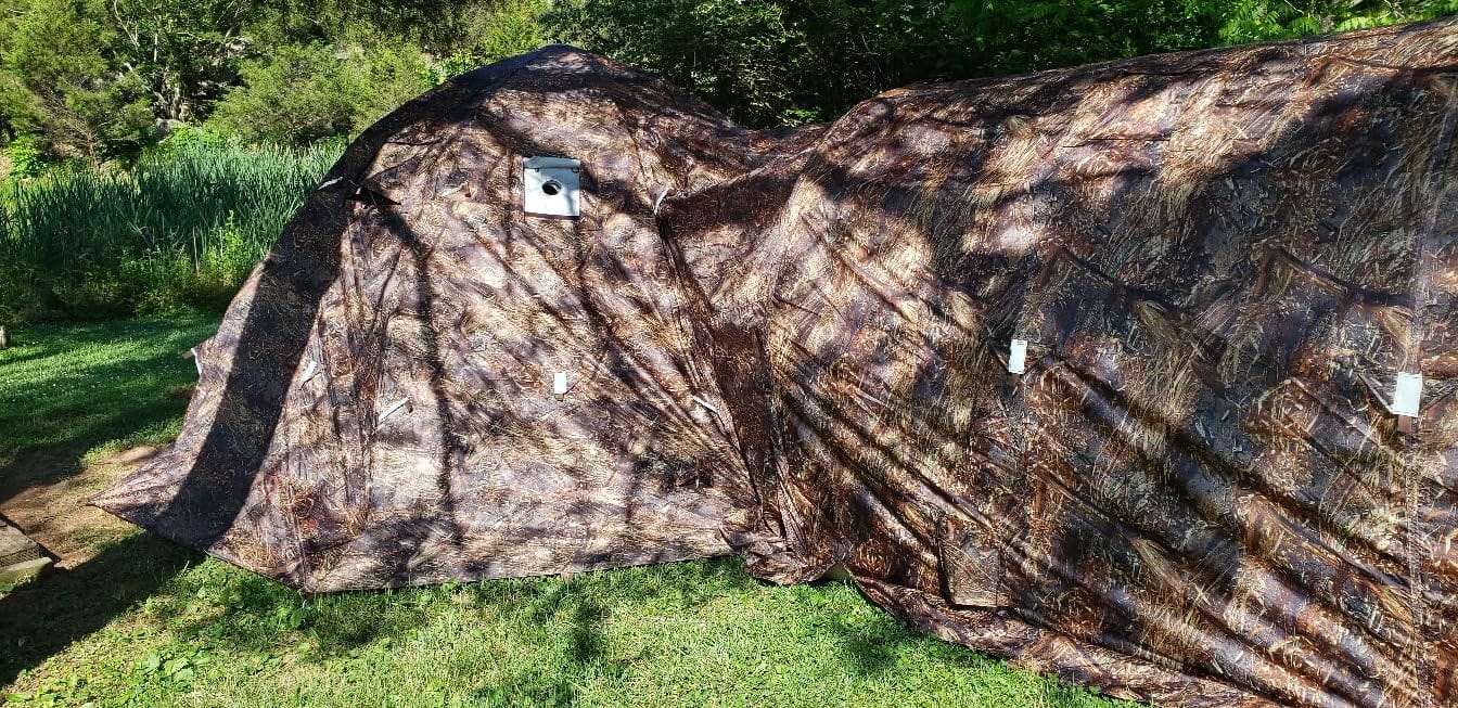 RBM Outdoors Double-Layer Hot Tent with Stove Jack, 4 Season Shelter | Fast Umbrella Setup, Double Wall Winter Camping Tents, Extreme Cold Weather, Ice Fishing, Hunting, Expedition & Basecamp customer photo 2