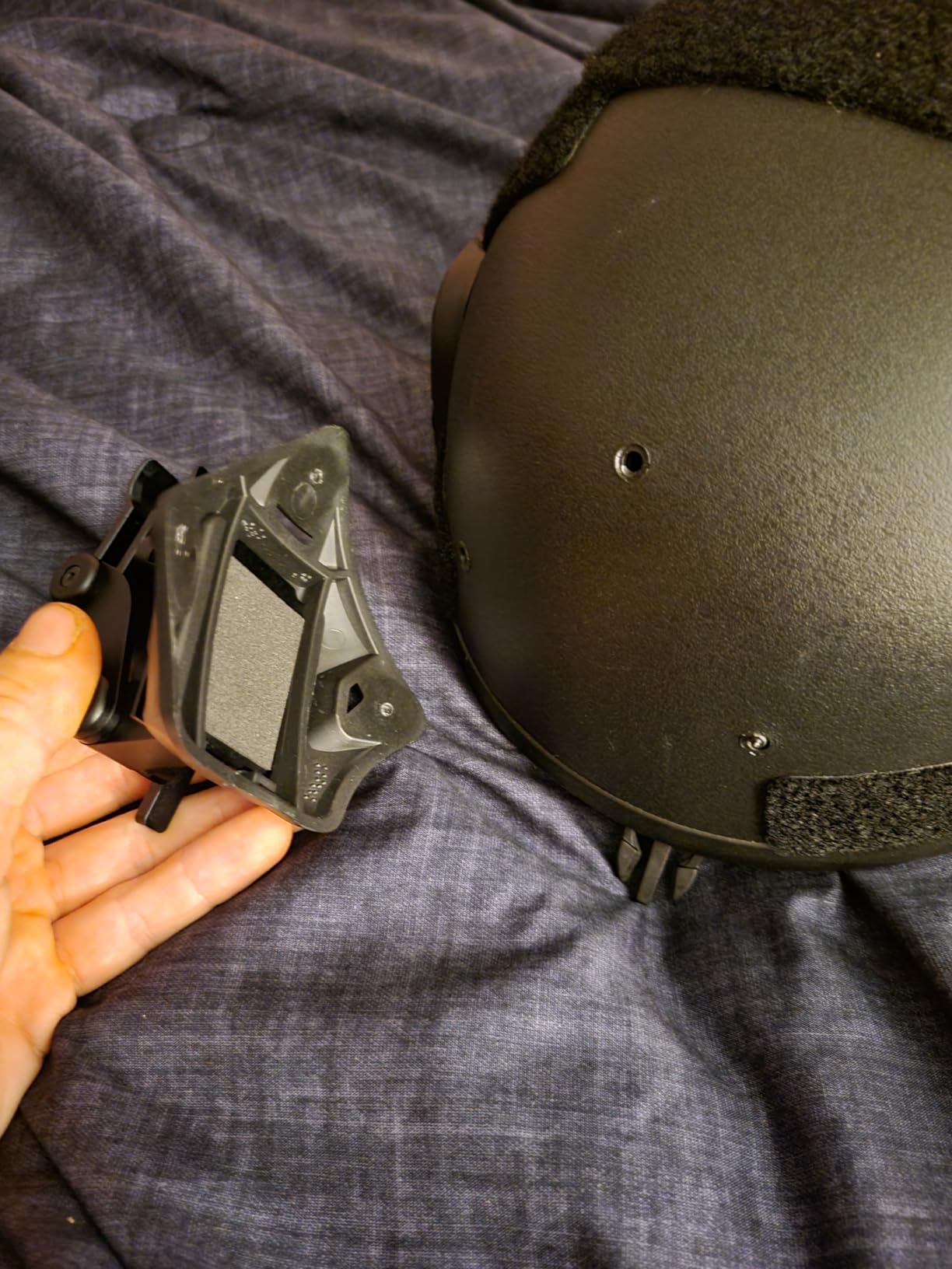 VPZENAR Airsoft Helmet, Black Tactical Helmet with Airsoft Mask Mesh, Balaclava & Anti-Fog Goggles, Full Face Protection customer photo 2