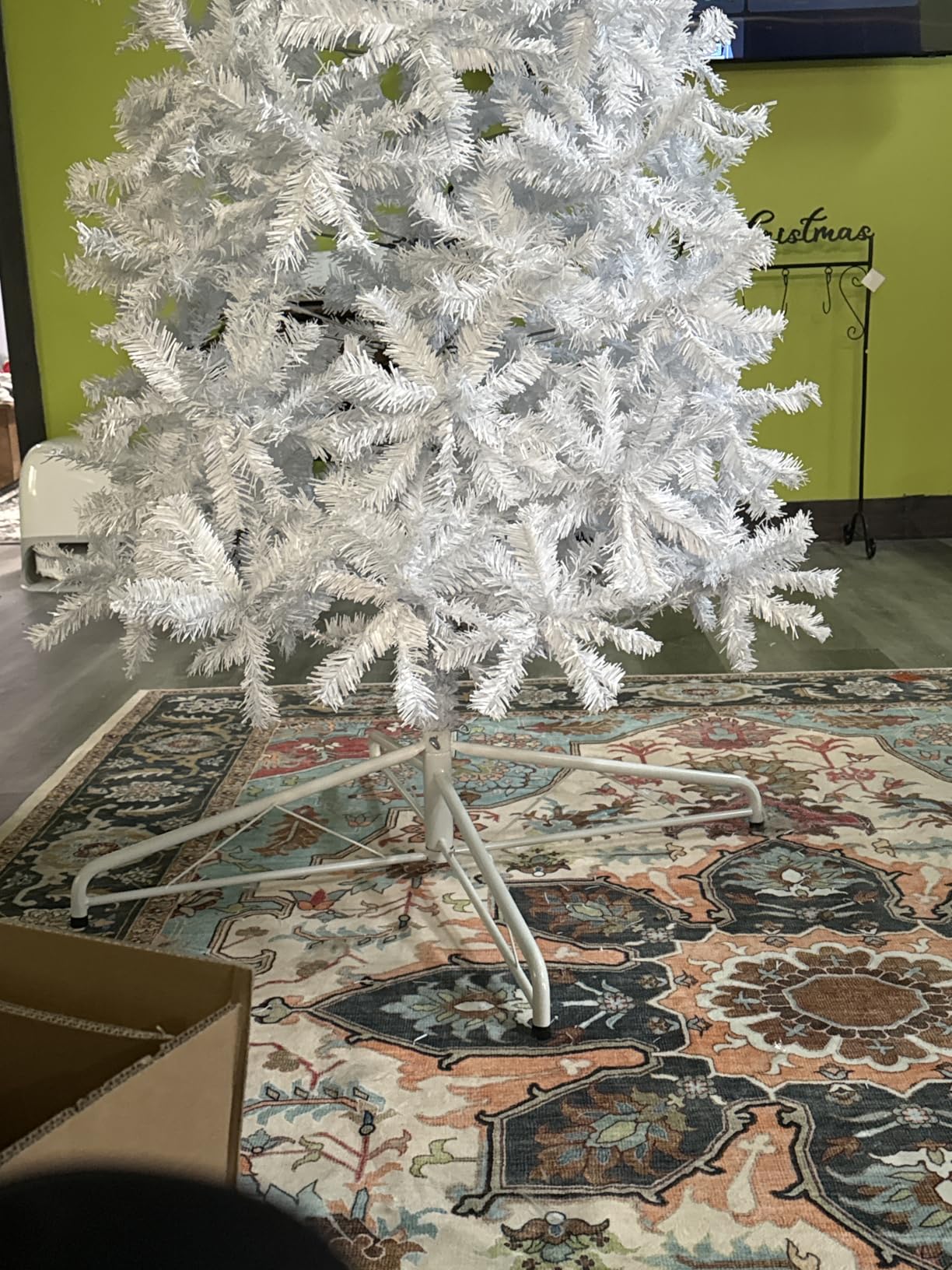 Best Choice Products Unlit Pencil Christmas Tree, 7.5ft Premium Artificial Tree, Realistic Spruce Holiday Decor w/ 1,075 Branch Tips, Metal Base customer photo 2