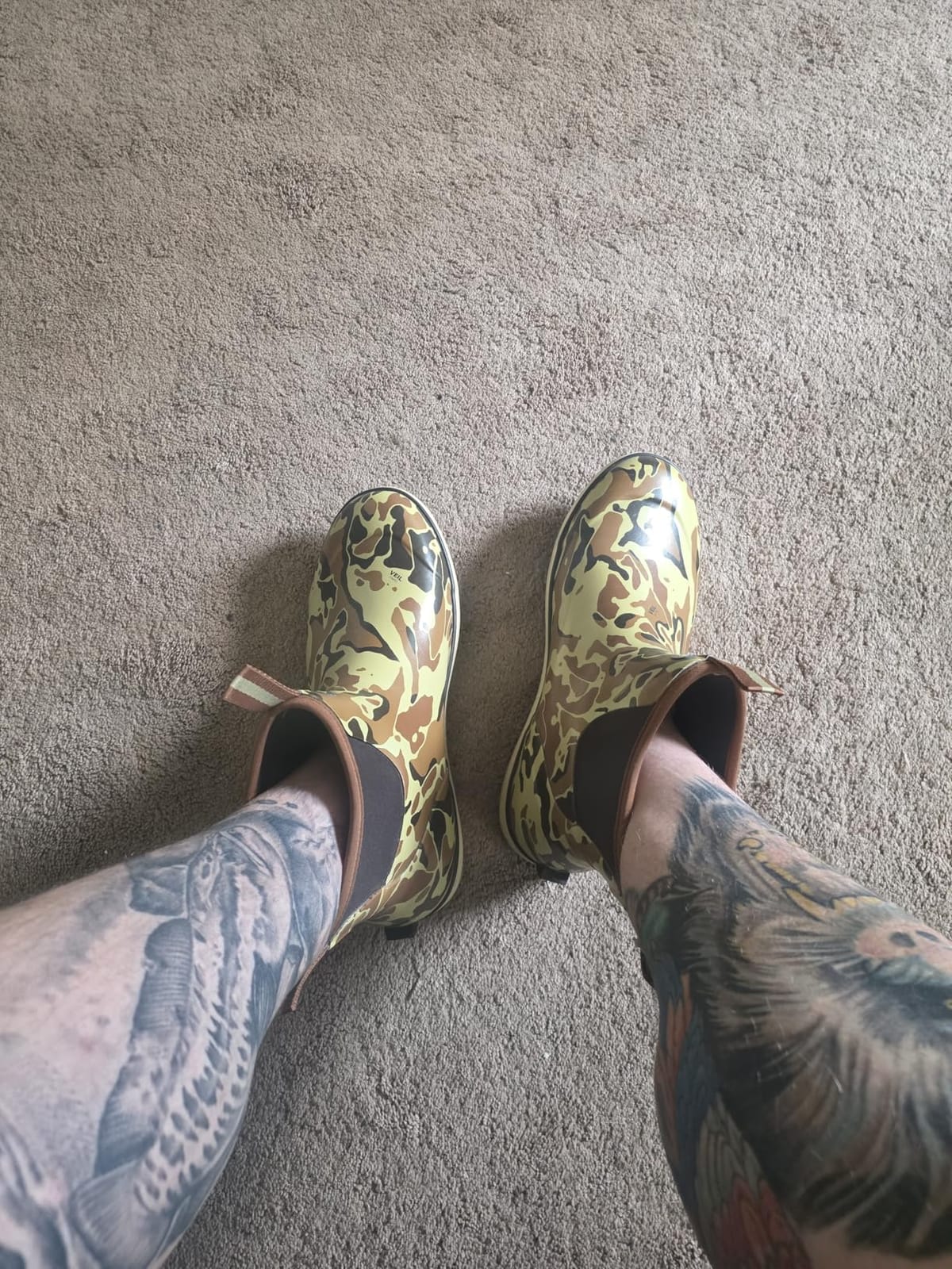 TIDEWE Deck Boots for Men, Waterproof Fishing Boots customer photo 1