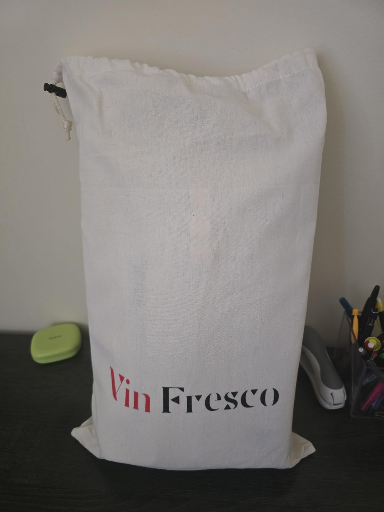 VIN FRESCO Two Bottle Rolltop Wine Tote Bag - Stylish PU Leather Backpack with Matching Tumblers - Wine Carrier with Padded Straps and Compartments for Travels & Picnics customer photo 1