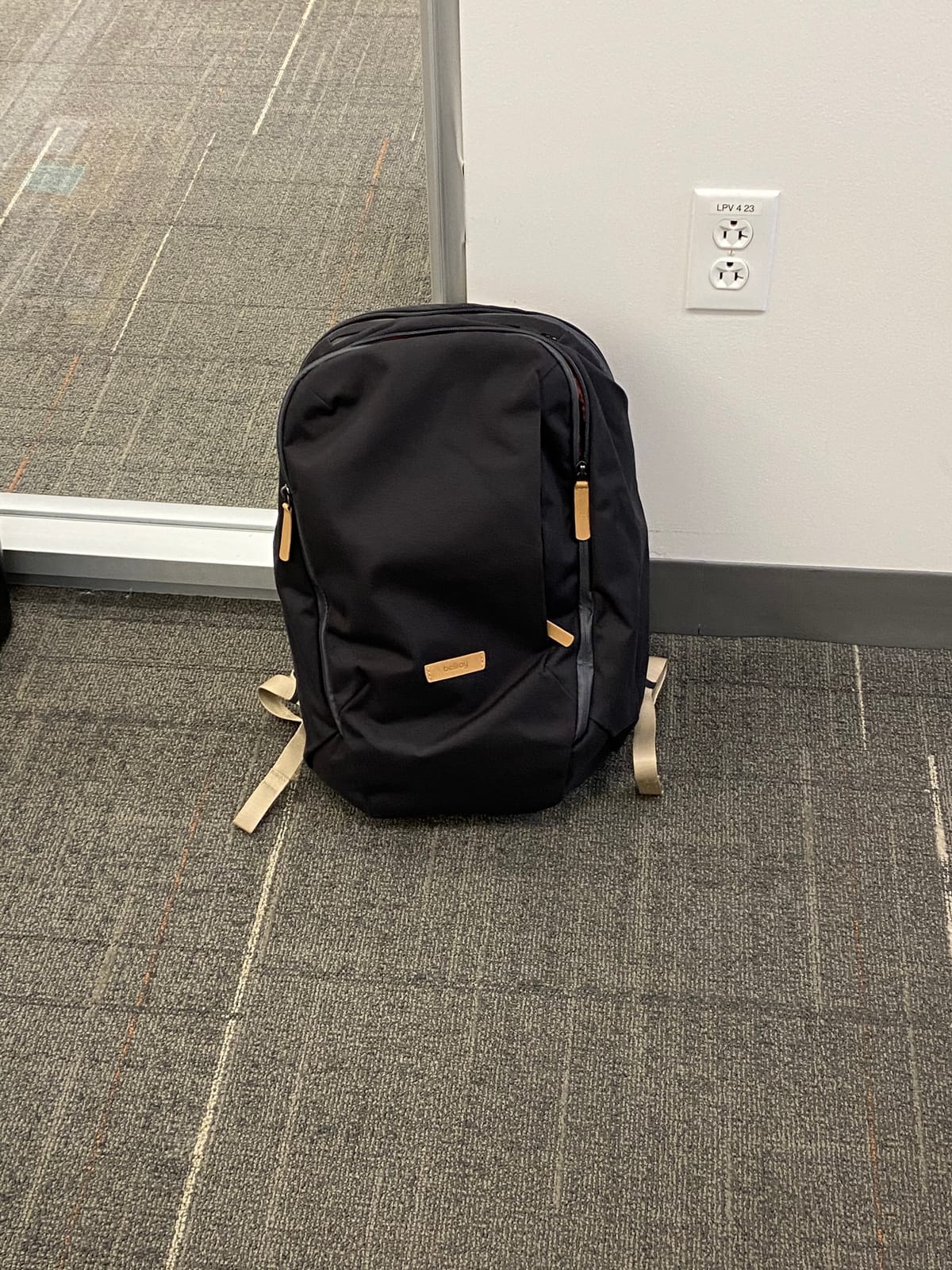 Nomatic Transit Workpack 2nd Ed. 20L, 16-in Laptop Backpack - Stone | 20L laptop backpack that fits 16-inch laptops, a lunch bag, and a water bottle customer photo 2
