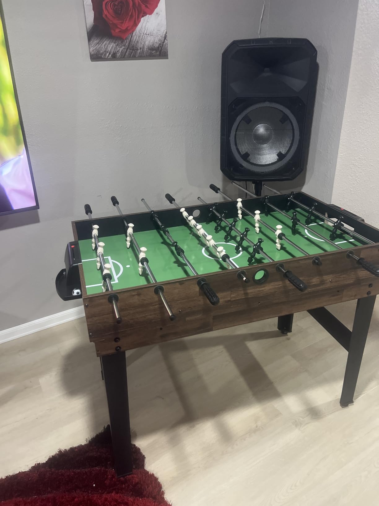 Best Choice Products 2x4ft Combo Game Table Set for Home, Game Room, Friends & Family w/Hockey, Foosball, Pool, Shuffleboard, Ping Pong, Chess, Checkers, Bowling, and Backgammon customer photo 2