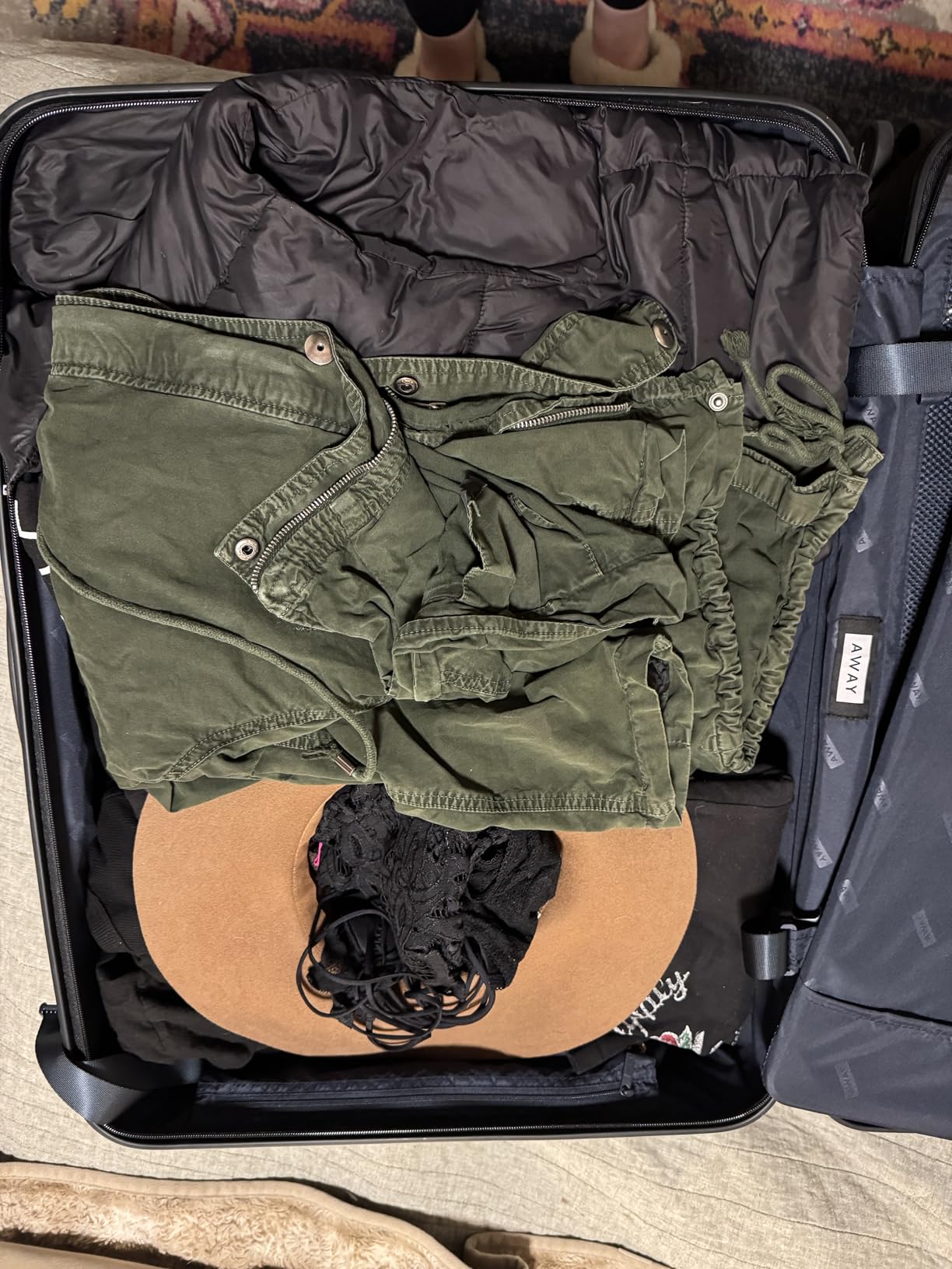 Away Medium Checked Luggage, 26-inch Lightweight Hardside Spinner Suitcase customer photo 2