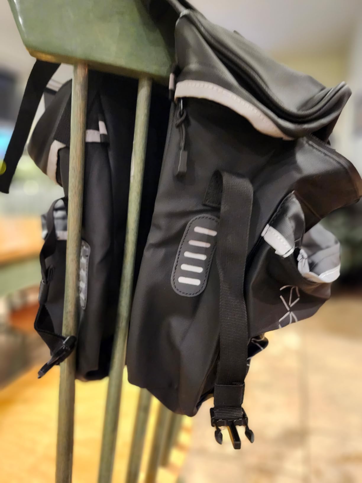 KEMIMOTO Panniers Bike Bags 40L/50L, Flip-Top with Waterproof Rain Cover customer photo 2