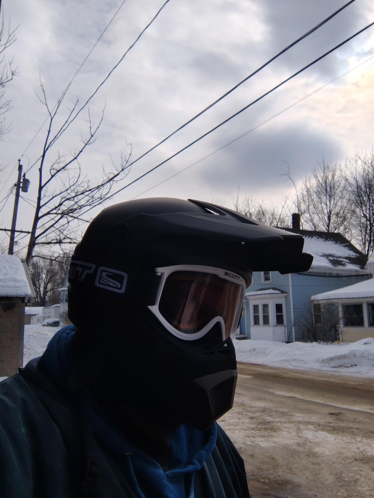 CARTMAN Matte Black Adult Full Helmet Large, DOT Approved ATV Dirt Bike customer photo 1