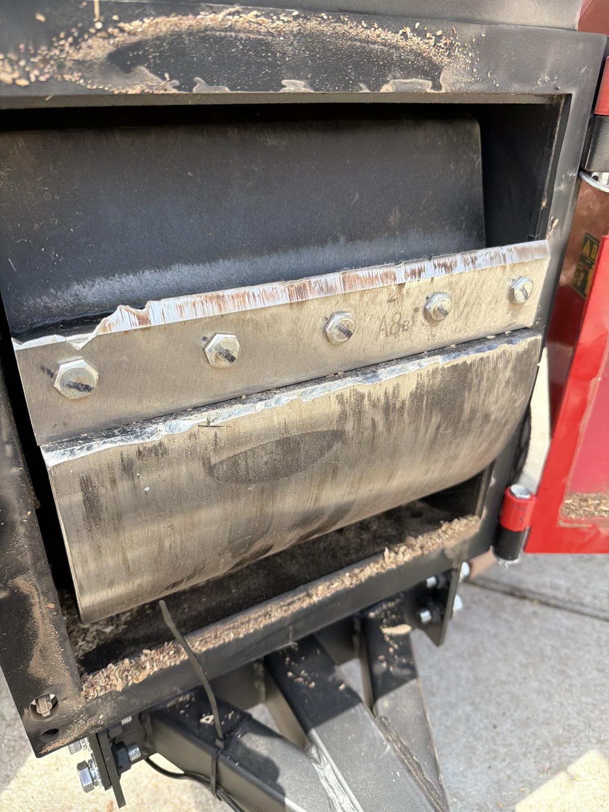 8'' Inch ZONSEN 1000cc 35hp Electric Start Gasoline Powered Engine 4-Wheels Towable Wood Chipper Shredder Mulcher with Towbar/Tail Light/Emergency Stop Switch, Model B200 customer photo 1