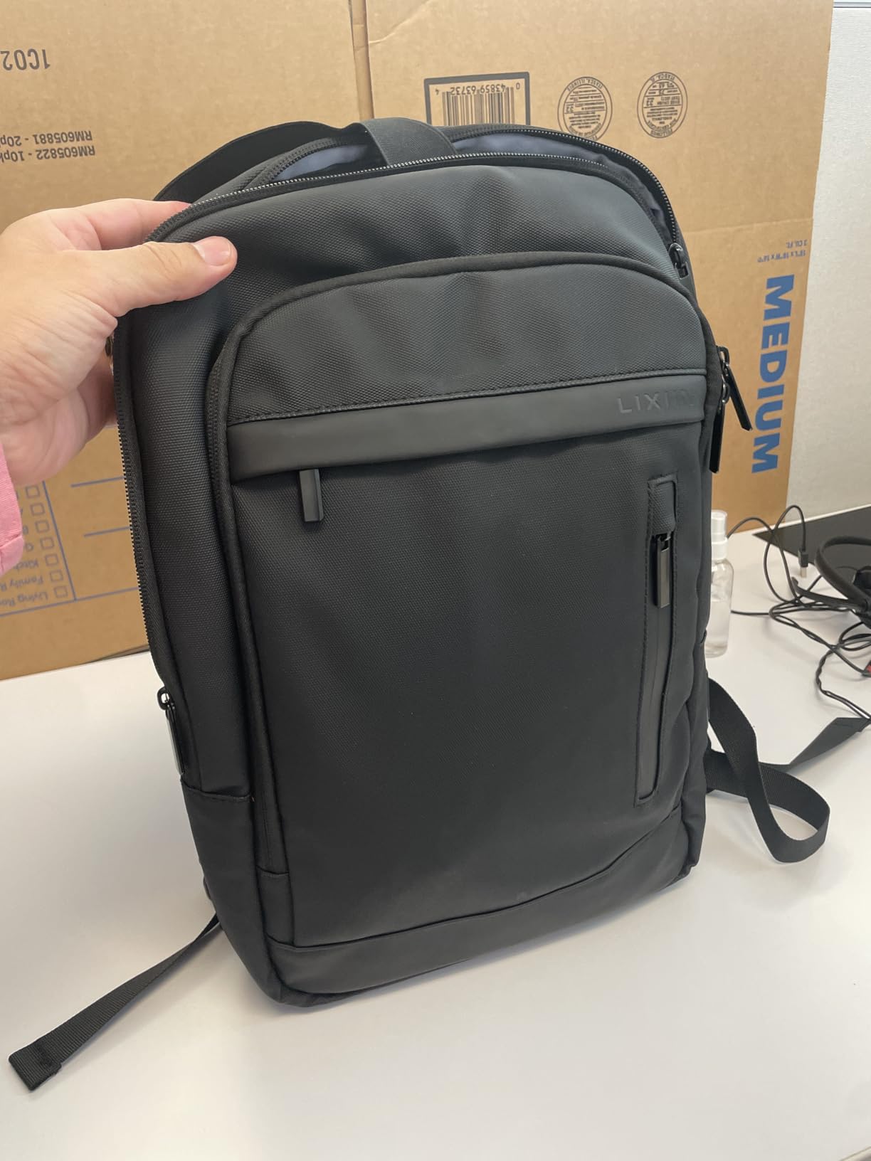 Backpack for Men Lightweight Business Commute Laptop Backpack Anti-Theft Water Resistant Backpack for 15.6 Inch Computer for Daily Office Work customer photo 2