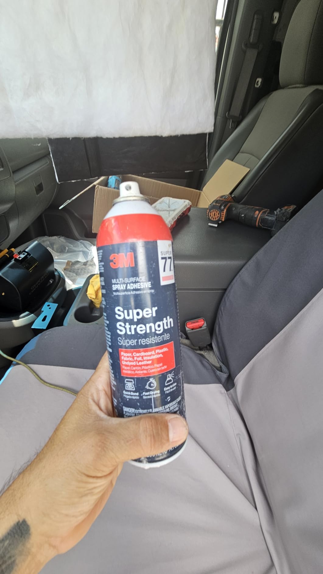 3M Thinsulate SM600L Automotive Camper Van Insulation 60 Inch x 120 Inch (5 Feet x 10 Feet) customer photo 1
