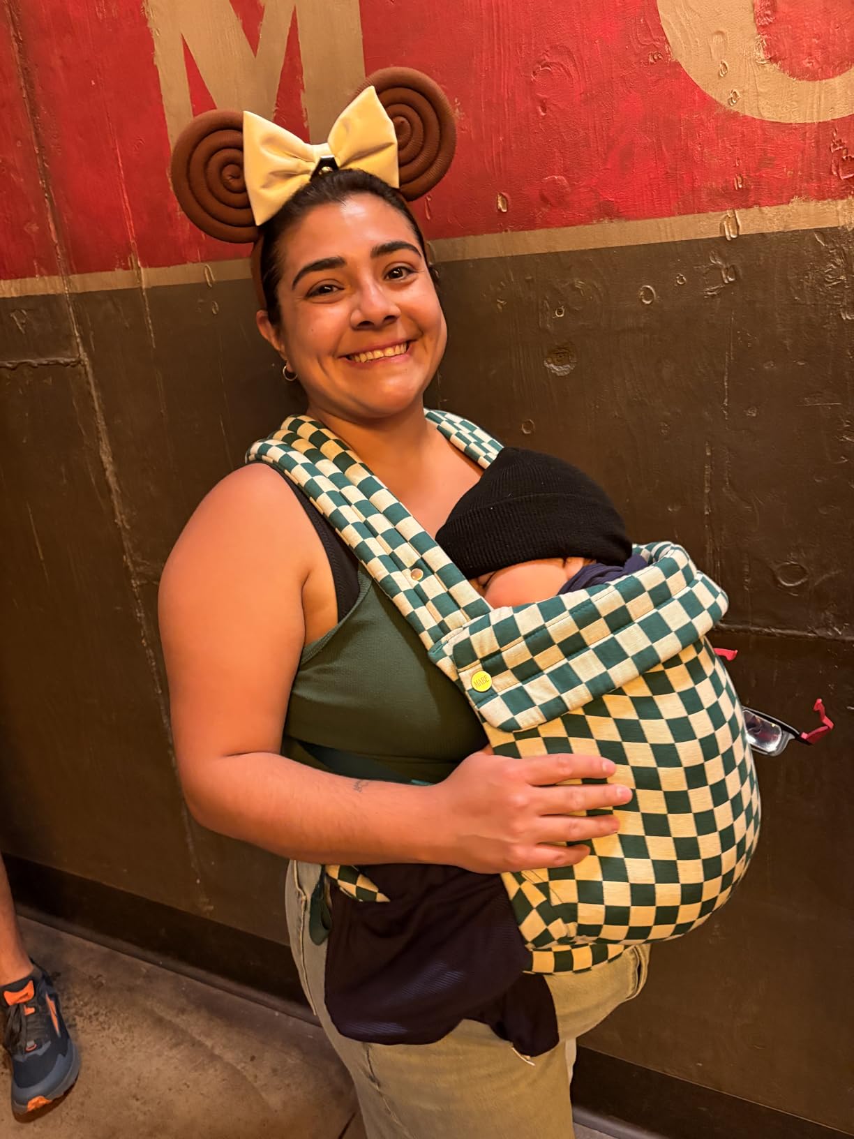 Mabē Monarch Ergonomic Baby Carrier - Premium Cotton Soft Structured Newborn to Toddler Carrier with Hip-Healthy Design, 3 Carry Positions (9-46 lbs), Lightweight & Breathable, (Dream Wash Denim) customer photo 2