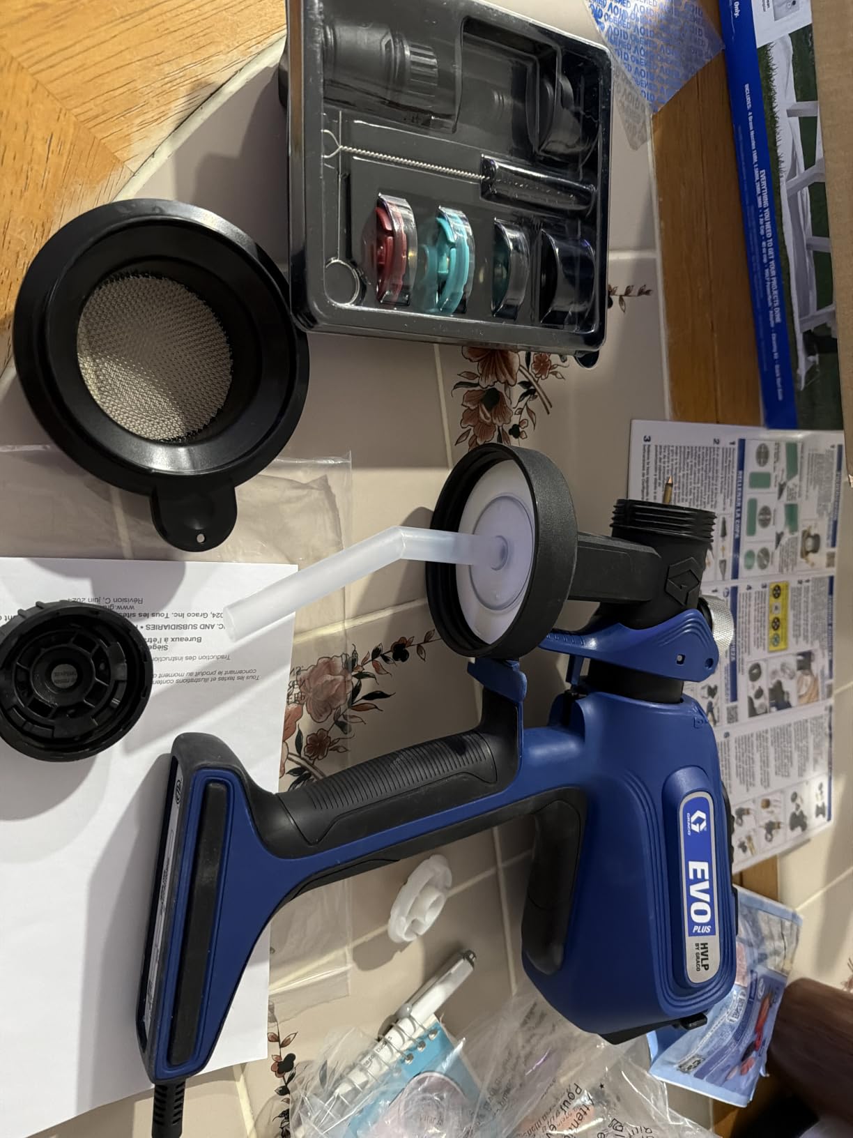 Graco EVO Plus HVLP Paint & Stain Sprayer, Electric Brass Nozzles customer photo 2