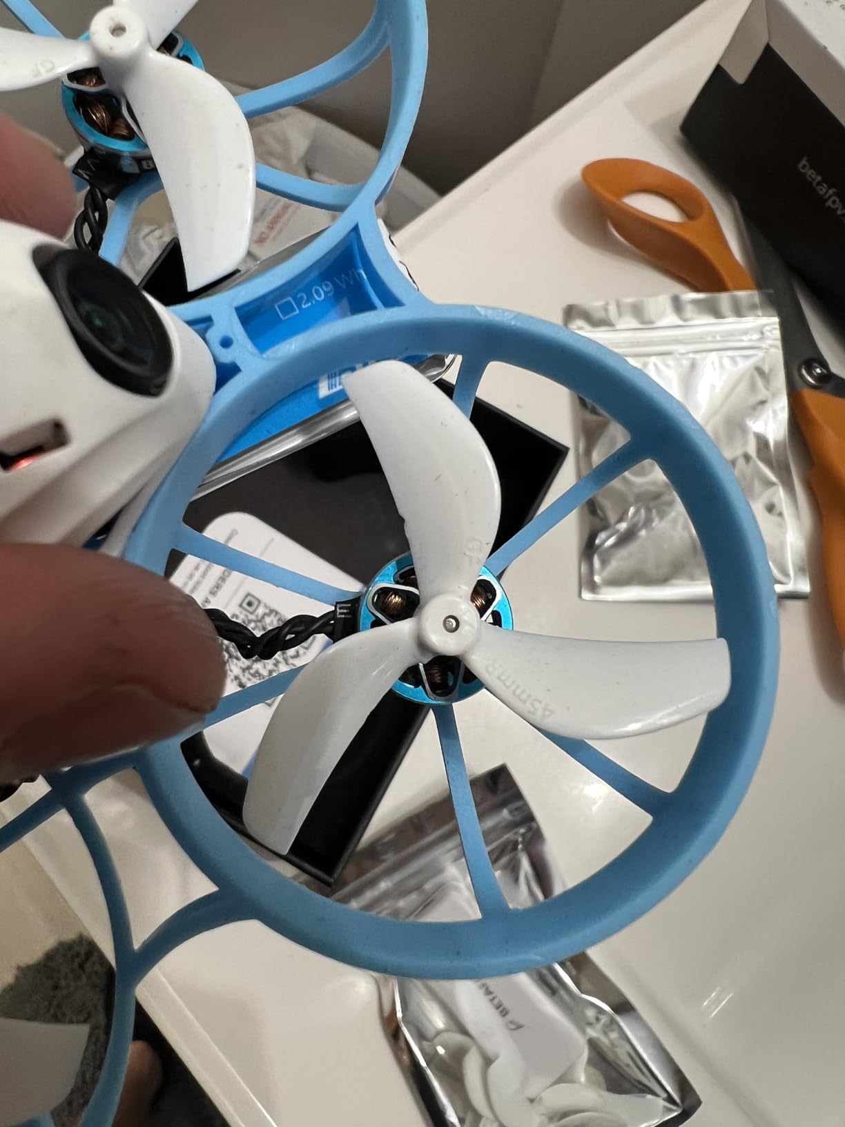 BETAFPV Meteor75 Pro Matrix 1S Brushless Whoop Quadcopter for FPV Racing | 5IN1 FC, 1102 Motors, 45mm 3-B Prop for FPV Freestyle Racing Indoor Outdoor, Fly Time Up to 6.5Min with LAVA II 1S 580mAh customer photo 1