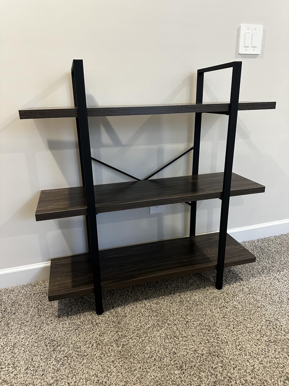 Heavy Duty 6 Tier Industrial Bookcase for Home Office, 47