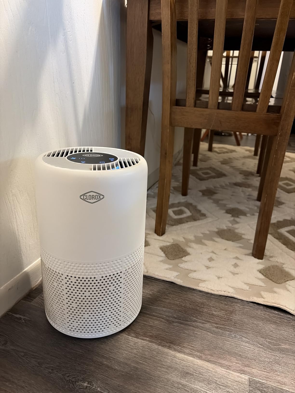 Clorox Medium Room Turbo Air Purifiers for Home With True HEPA Filter | 1,000 Sq Ft | Reduces 99.9% of Mold, Viruses, Wildfire Smoke, Allergens, Pet Allergies, Dust | Whisper Quiet customer photo 1