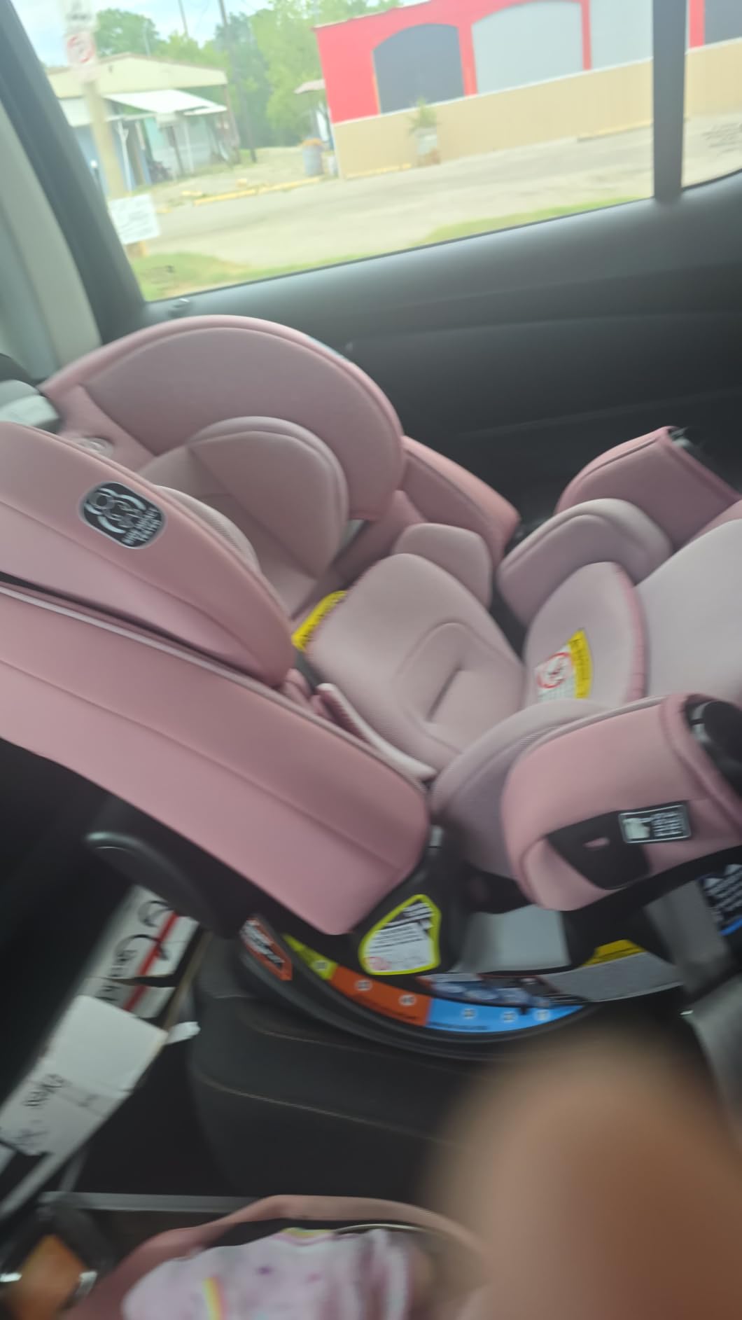 Graco 4Ever DLX Slim 4-in-1 Infant to Toddler Car Seat, Rear Facing, Forward Facing, to High Back Booster & Backless Booster, Slim Car Seat Saves Space & Grows with Child, Thompson customer photo 1