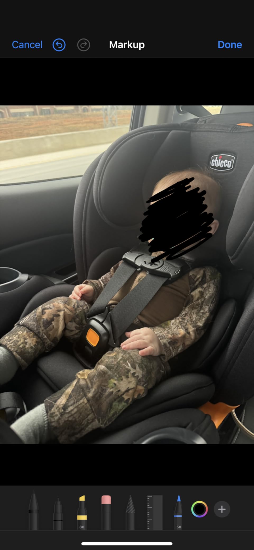 Chicco OneFit LX ClearTex All-in-One Car Seat with LeverLock Installation, Slim Design, Convertible Car Seat, Seat for Infants and Children 5-100 lbs, Smoke/Grey customer photo 2