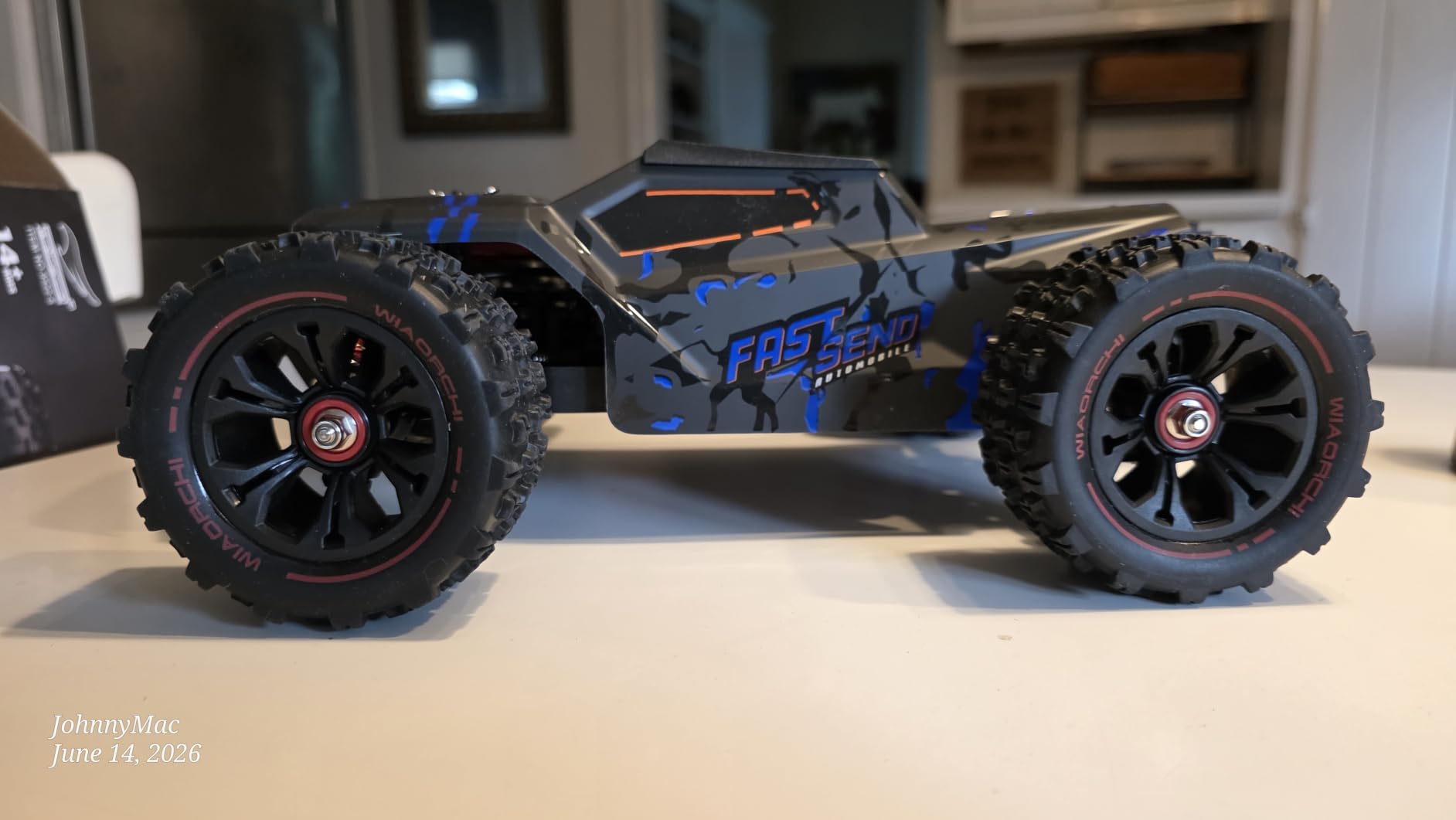1:14 Scale RC Cars for Adults, 60KPH High Speed RC Truggy, 4X4 Off-Road Remote Control Truck, Waterproof Electric Car with 2S Battery, All Terrain RC Vehicle for Snow, Sand, Beach & Rocky Surfaces customer photo 2
