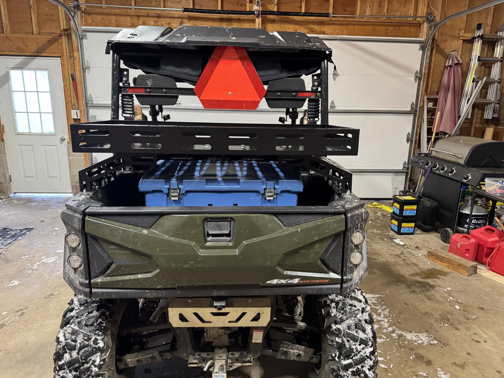 TOPOWN Heavy Duty UTV Overbed Cargo Rack with Adjustable Mounting Brackets | Accommodate Bed Rail Widths from 39.7