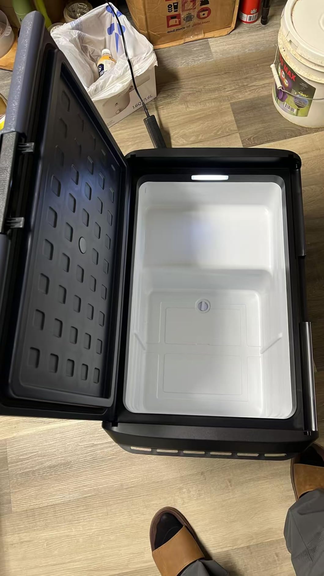 BODEGACOOLER 12 Volt Refrigerator, 100QT(95L) IPX4 Waterproof Electric Cooler, Car Fridge Dual Zone APP Control with 12/24V DC 110-240V AC, -4℉~68℉, Portable Freezer for Camping,Travel,RV,Road Trips customer photo 1