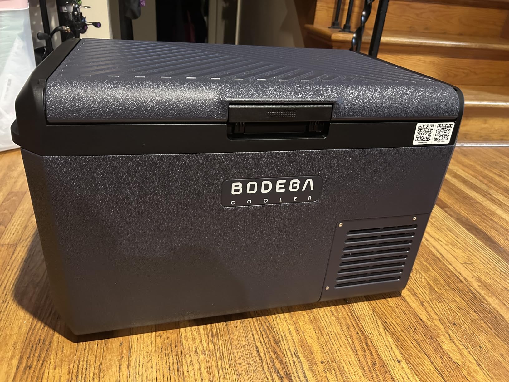 BODEGACOOLER 12 Volt Refrigerator, 100QT(95L) IPX4 Waterproof Electric Cooler, Car Fridge Dual Zone APP Control with 12/24V DC 110-240V AC, -4℉~68℉, Portable Freezer for Camping,Travel,RV,Road Trips customer photo 2