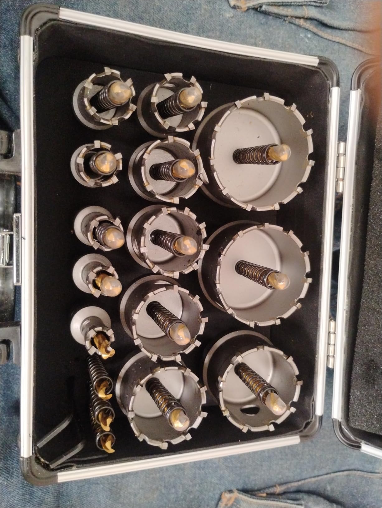 19 PCS Carbide Hole Saw Kit for Metal - Heavy Duty TCT Hole Cutter Drill Bits Set customer photo 1