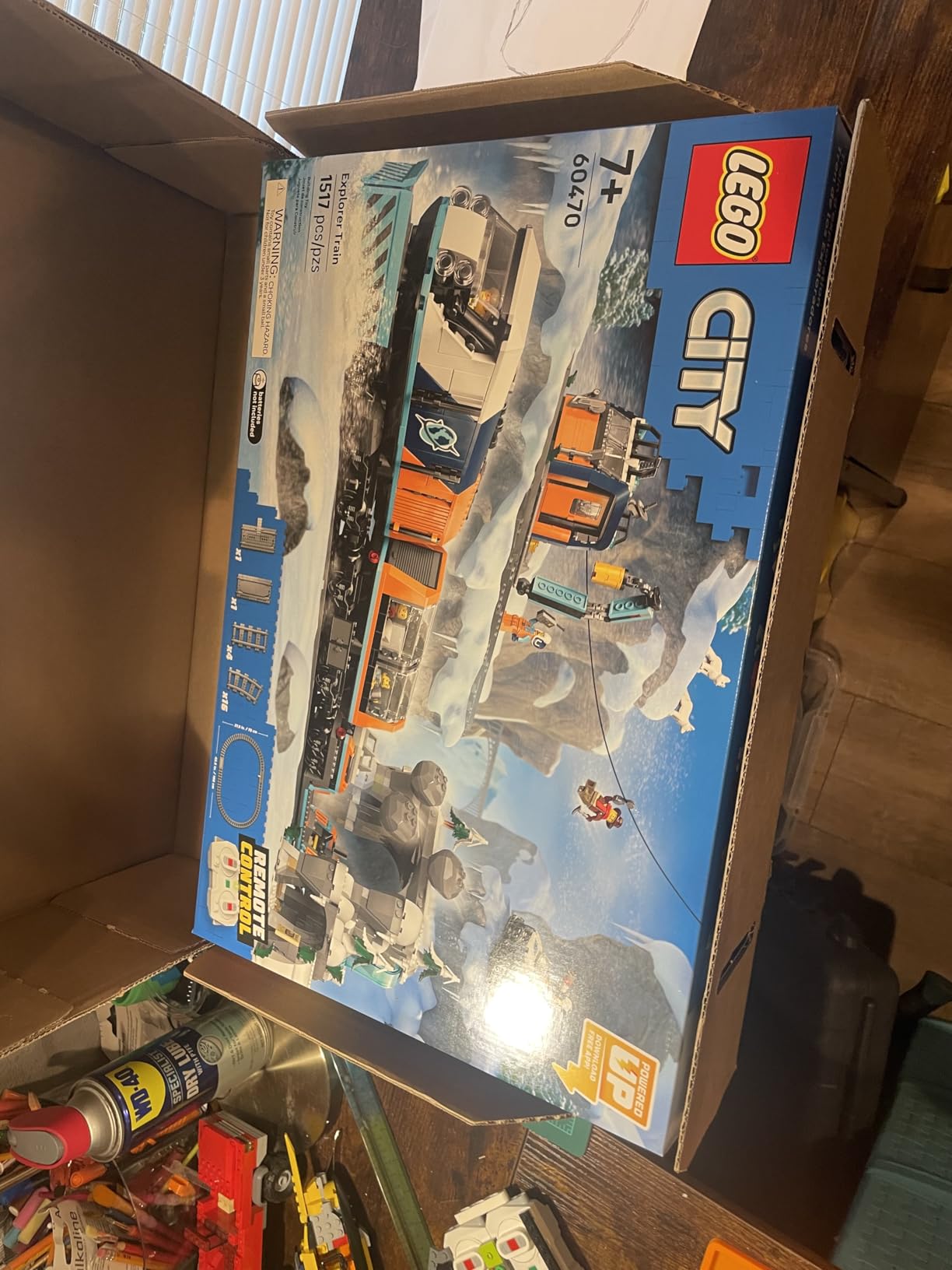 LEGO City Explorers' Arctic Polar Express Train Set - Building & Learning Toys for Kids - Remote Controlled Train for Boys & Girls, Ages 7+ - with 6 Explorer Minifigures - Birthday Gift Idea - 60470 customer photo 1