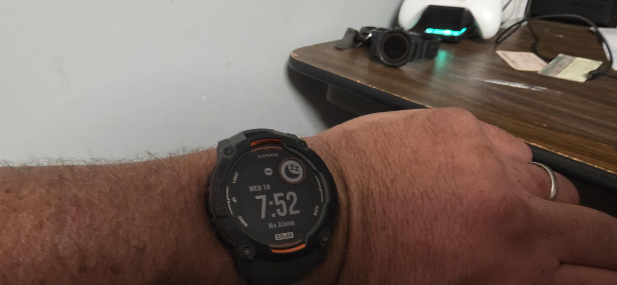 Garmin Instinct 3 Solar, Rugged GPS Smartwatch, 50mm, Charcoal | Solar Charging, Rugged Design, Metal-Reinforced Bezel, 24/7 Health Monitoring, Built-In Flashlight customer photo 2