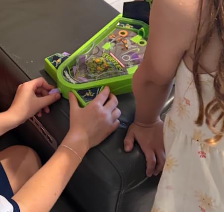Teenage Mutant Ninja Turtles Desktop Pinball Machine - Fun Arcade Game for Kids & Adults Ages 6+, Compact Tabletop Toy by Well Played customer photo 2