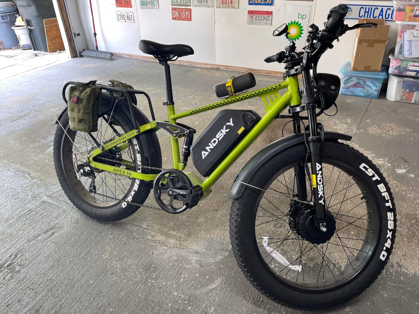 9000W Peak Dual Motor Electric Bike for Adults, 26