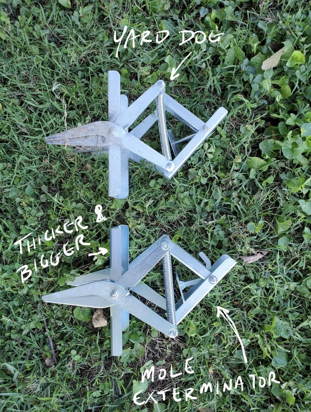 YARDDOG Mole Traps that Kill Best - Mole Scissor Trap Steel (Single Pack) | Easy to use, Step-to-set design. Durable commercial-grade steel construction built for lawns and gardens. customer photo 2