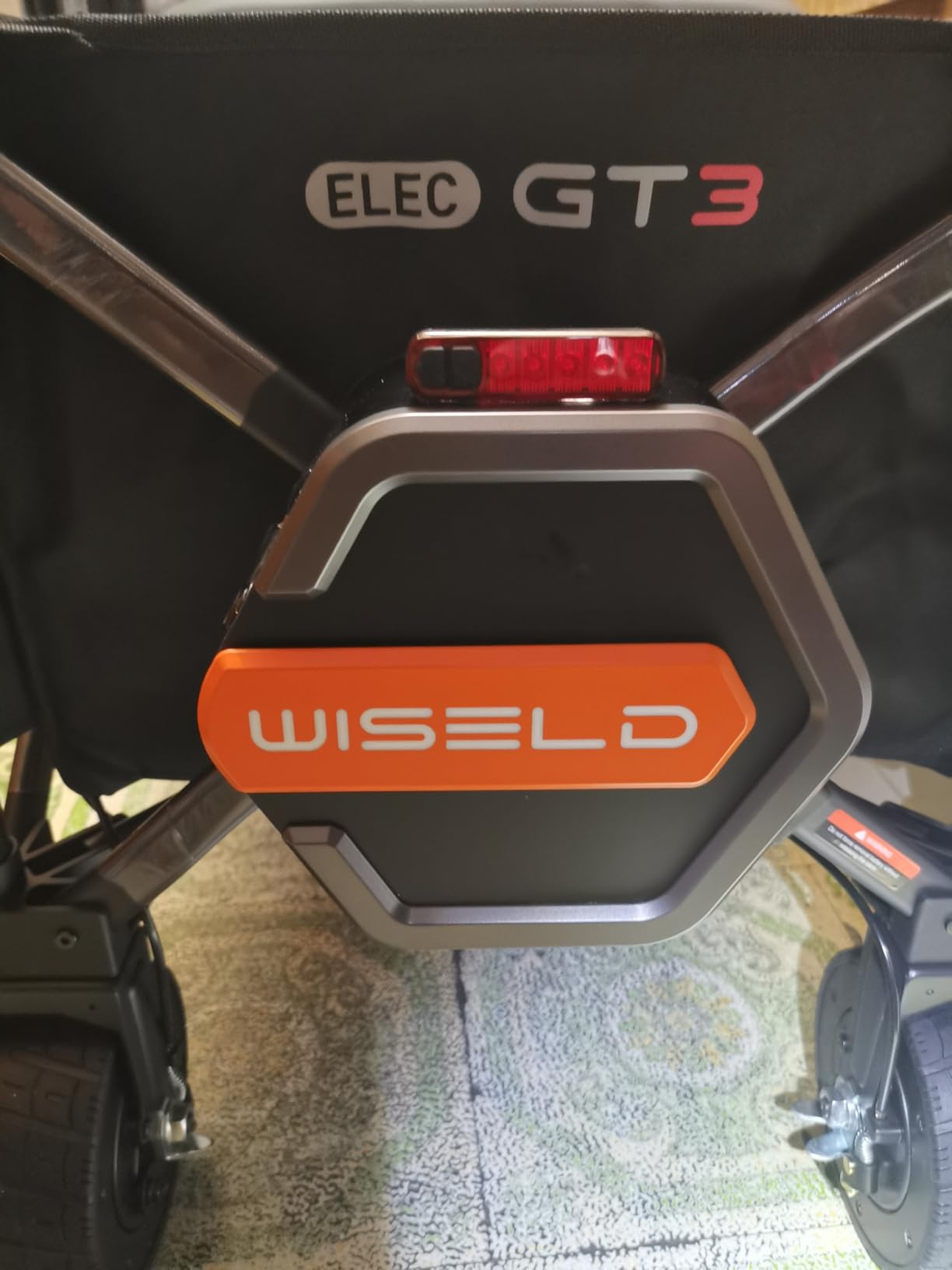 WISELD GT3 Electric Wagon Cart with Seat Battery, 772 LBS Motorized Utility Cart with 1500W Motor, Range 18.6MI, Reverse, Steering, Cruise Control for Camping, Farms, Events & Trade Show customer photo 1