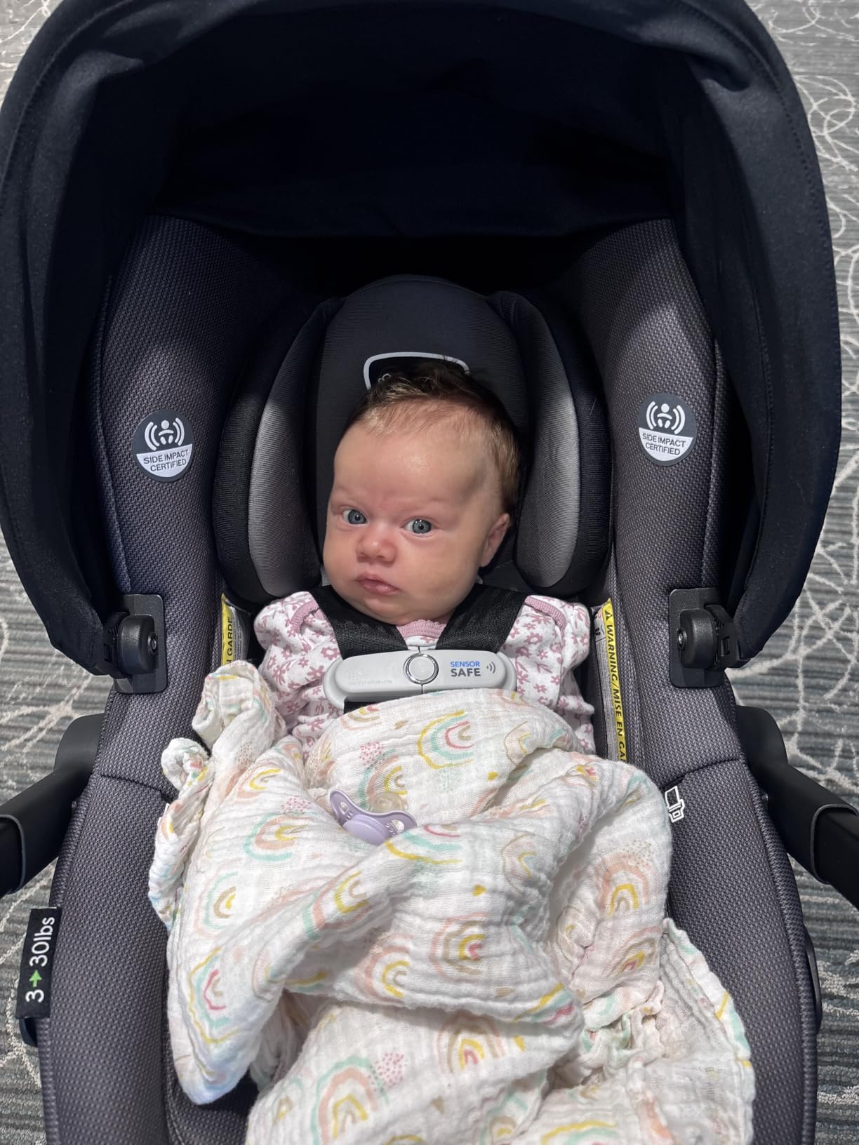 Evenflo Shyft DualRide Infant Car Seat Stroller Combo with Carryall Storage (Boone Gray) customer photo 1