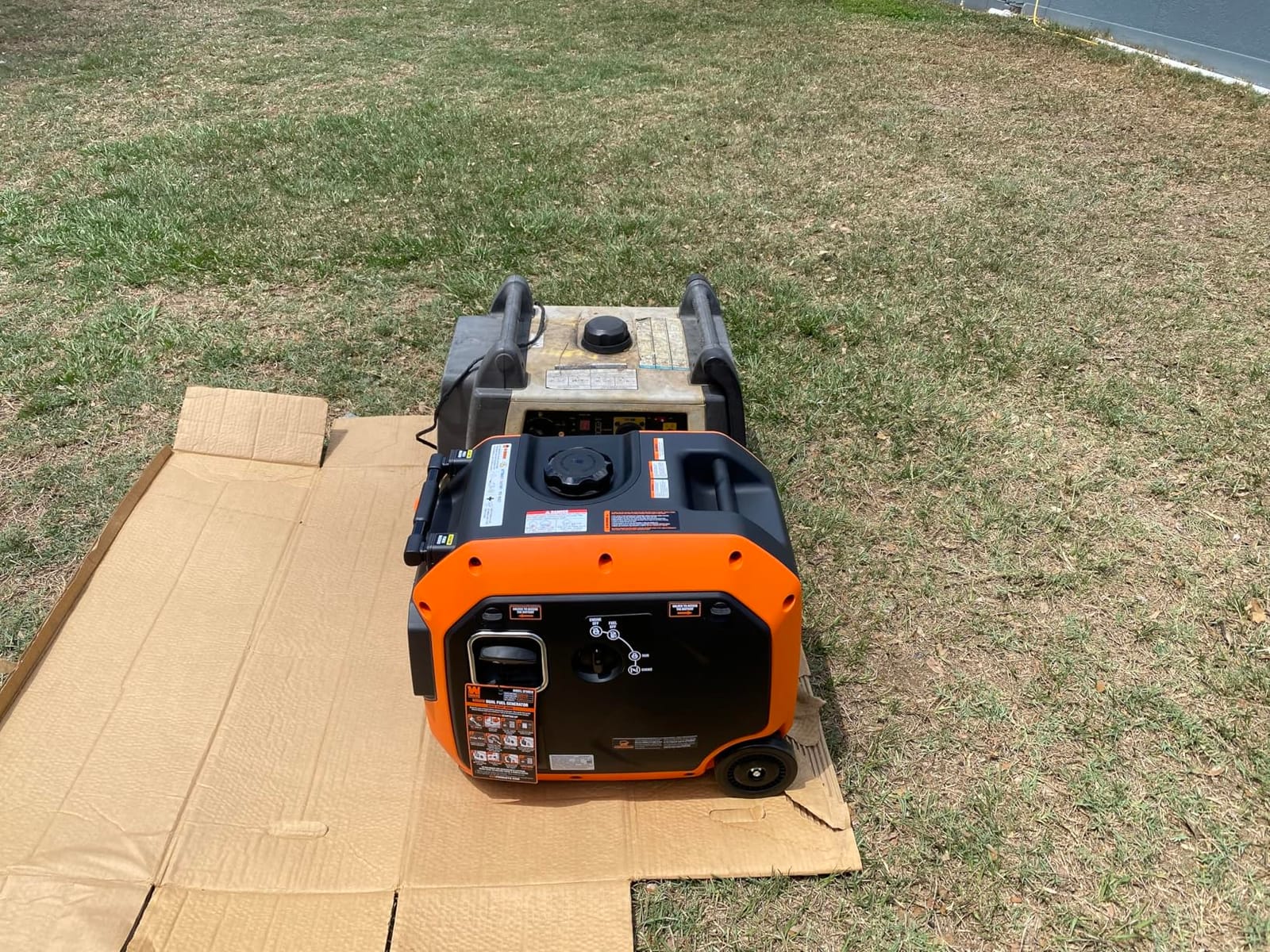 WEN 6800-Watt Dual Fuel RV-Ready Electric Start Portable Inverter Generator with Fuel Shut Off and CO Watchdog for Electric Vehicle Backup (DF680iX) customer photo 2