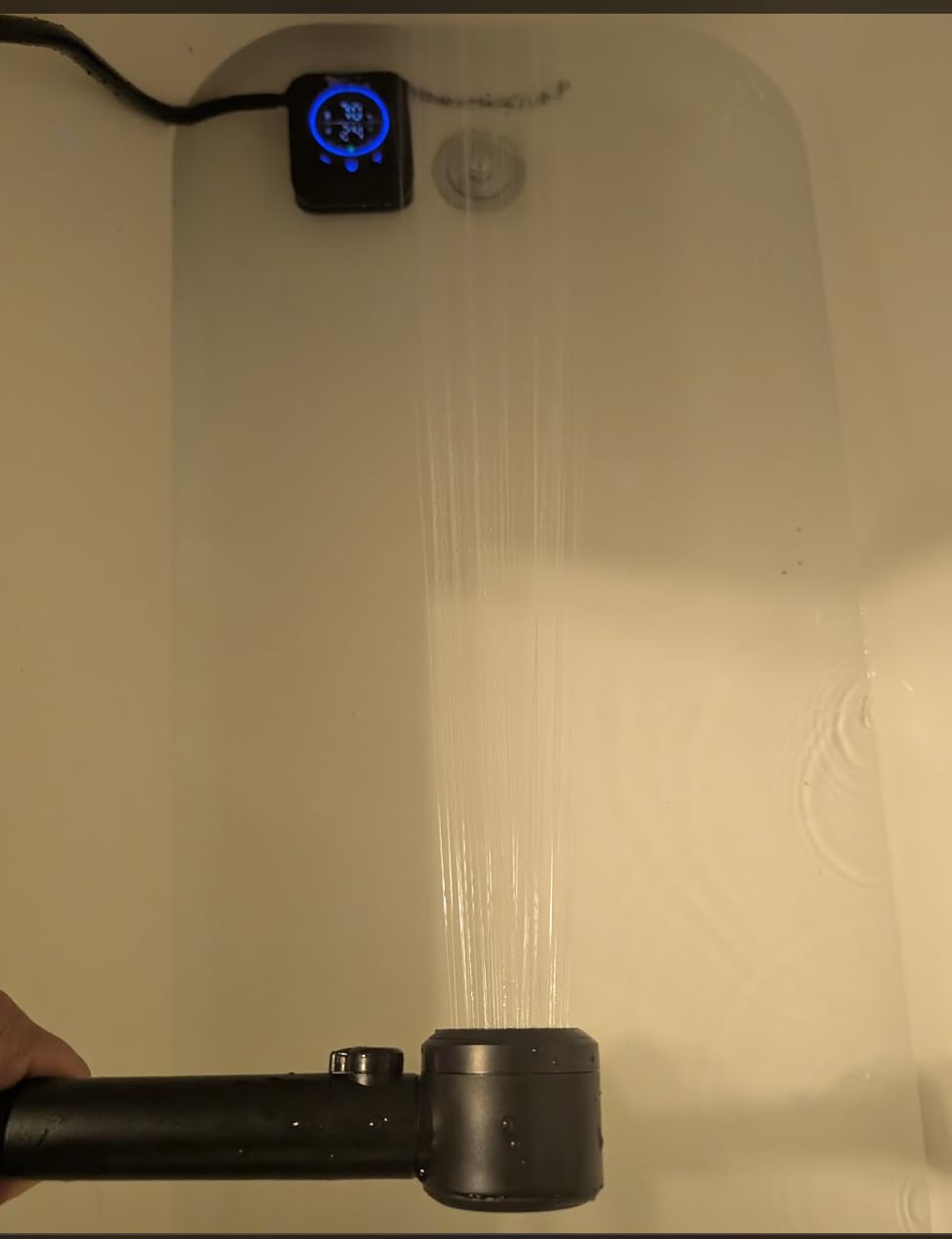Spopal Portable Shower for Camping, 8000mAh Rechargeable [Upgraded] | Camping Shower with 5 Adjustable Speeds, 4 Spray Modes, LED Display, IPX8 Waterproof for Hiking, Travel, Car, Pet customer photo 2