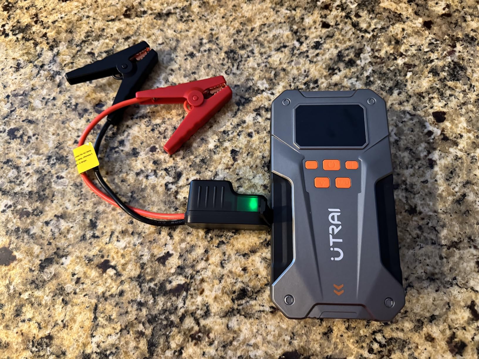 UTRAI 8000A 12V Jump Starter with Air Compressor, 150PSI, USB-C Fast Charge | Car Jumper Starter with Force Start, Auto-Off Tire Inflator, 3-Mode LED Light, For Car, Truck, SUV, ALL Gas/10.0L Diesel customer photo 1