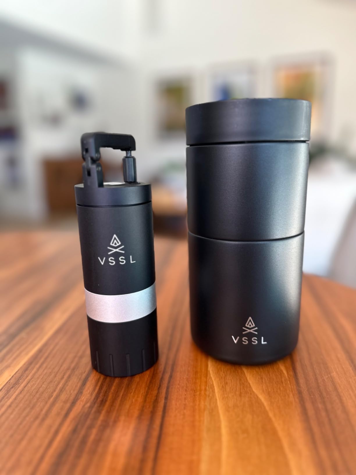 VSSL - Nest Pour Over Coffee Set | Coffee Maker for Camping | All-In-One Travel Pour Over | Transportable Dripper, 10oz Stainless Steel Travel Mug | Compact Storage & Adventure Ready | Deep Moss customer photo 2