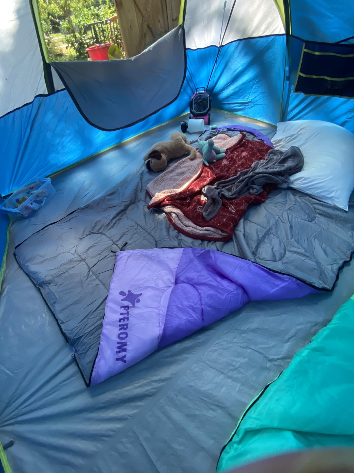 PTEROMY Sleeping Bags for Adults, Lightweight and Machine Washable, Water Resistant Backpacking Camping Sleeping Bag for Warm Cold Weather, Camping Essentials for Hiking Travel customer photo 1