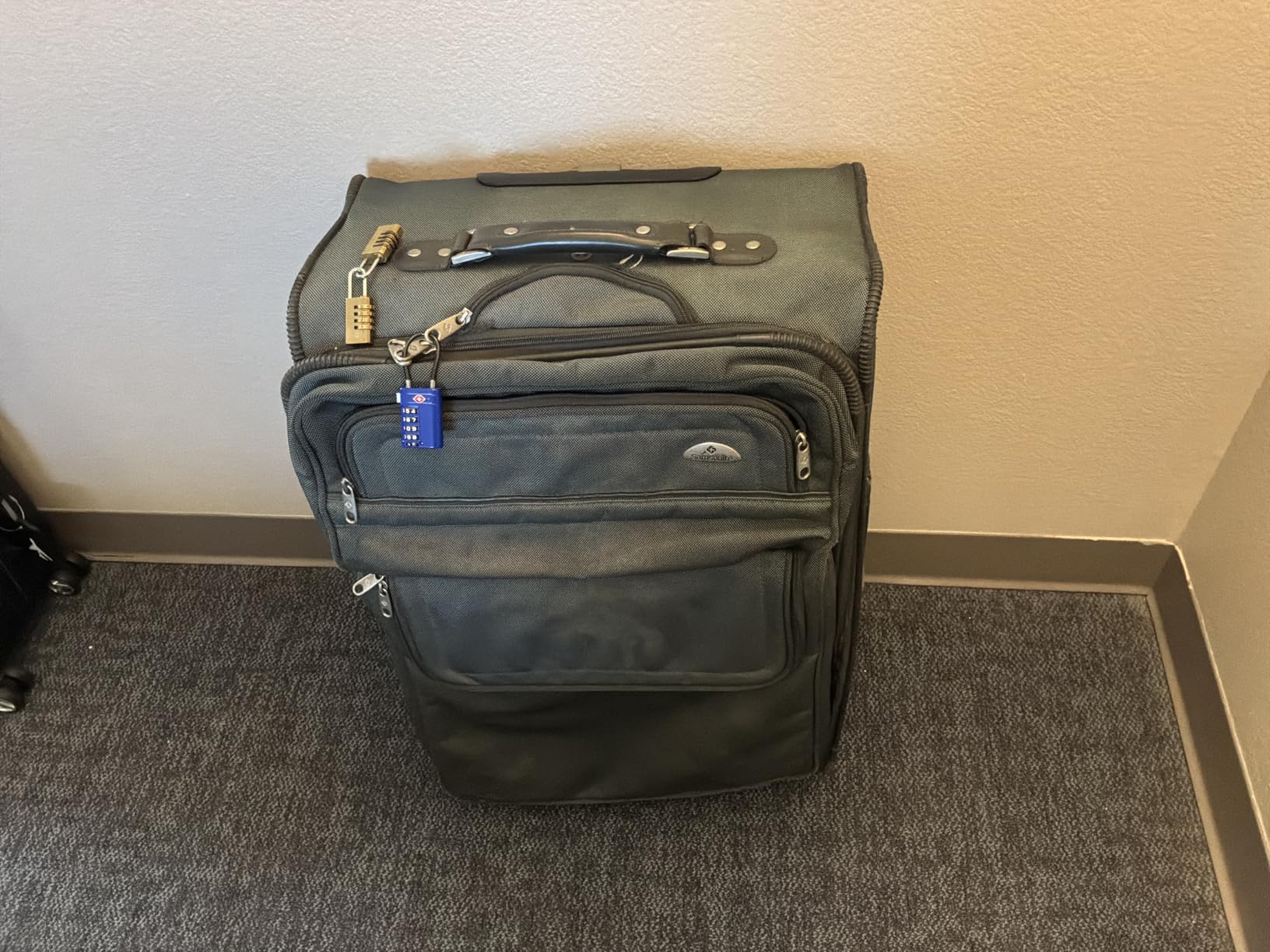 Forge Open Alert TSA Approved Luggage Locks, TSA Travel Locks, Zinc Alloy Body. Black 2 Locks. customer photo 2