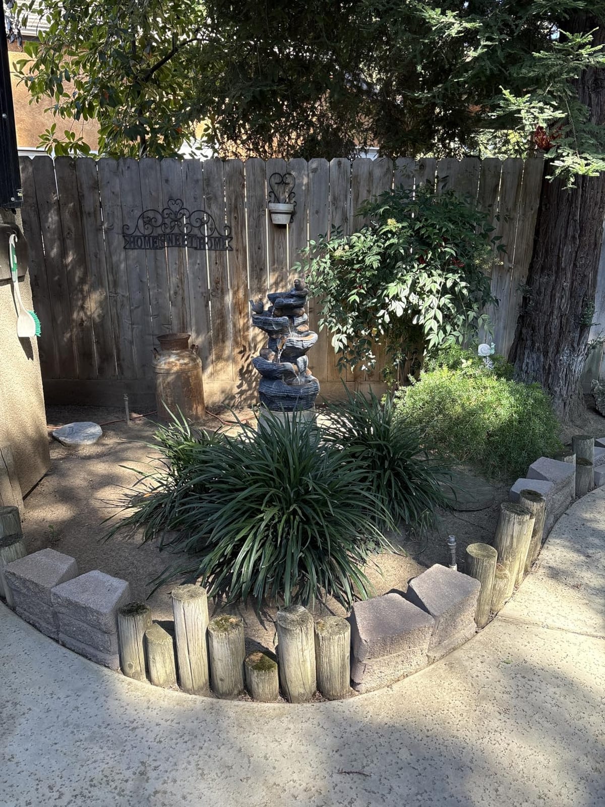 5-Tiers Cascading Rock Water Fountain Outdoor, Waterfalls Fountains, Garden Freestanding Resin Water Feature Fountain with LED Lights, Pump for Indoors Patio, Backyard, Deck, Porch, Home Decor customer photo 2