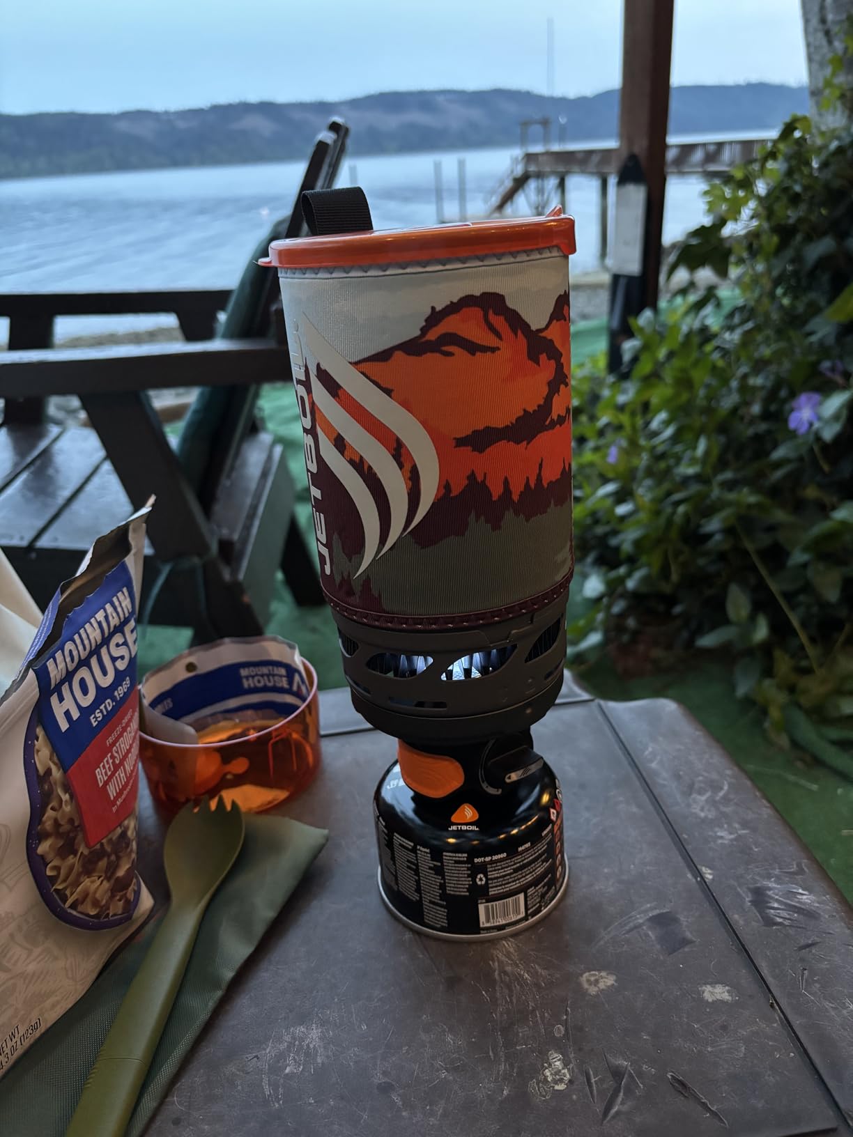 Flash Portable Fast Boil Stove for Camping and Backpacking with 1-Step Auto Ignition, Propane/Isobutane Burner with Cooking Cup customer photo 1