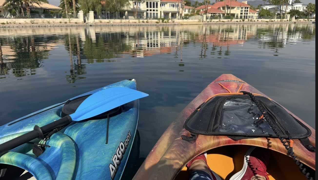 Pelican Argo 100X EXO - Recreational Sit in Kayak - Lightweight Patented Ram-X Material - Ergobreeze Seating System - 10 ft customer photo 2