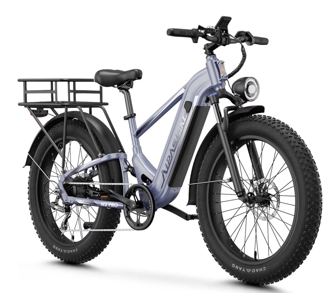 M2 Pro Electric Bike for Adults, 1800W Peak Motor, 85-Mile Long Range | 26